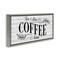 Stupell Industries Rise & Shine Coffee Time Floater Framed Canvas Wall Art Design by Natalie Carpentieri